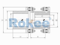 RLAR Membrane Couplings,RLAR Single Shaft Sleeve Reverse-mounting Diaphragm Coupling